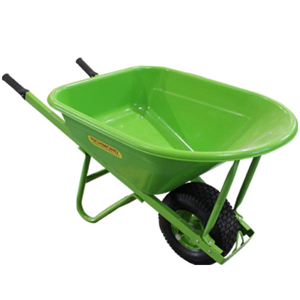 Mulch Wheelbarrow with Pneumatic Wheel (MBR061) Richmond Wheel