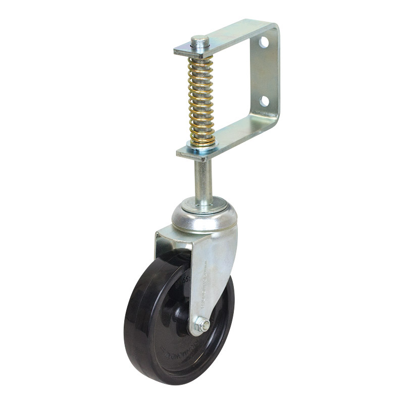 125mm Nylon Wheel 20kg Capacity Spring Loaded Gate Castor (S5024