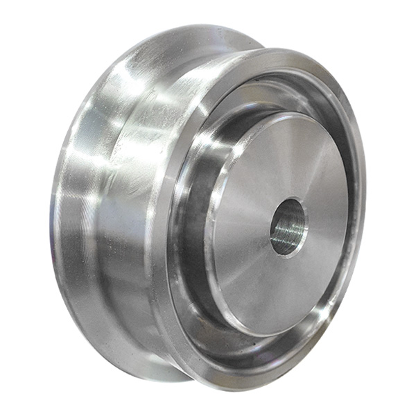 150mm Single Flange Track Wheel 25mm Axle Diameter (SF699M25PL