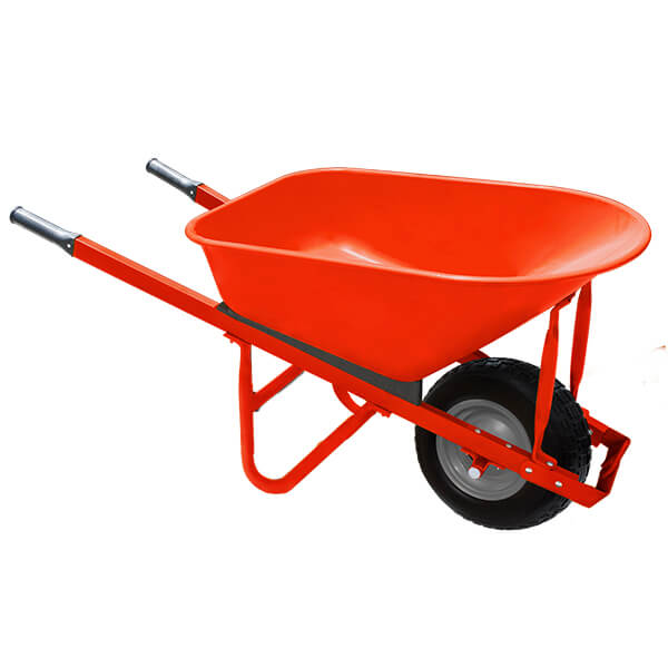 Heavy Duty Wheelbarrows With Red HD Steel Tray Richmond Wheel & Castor Co