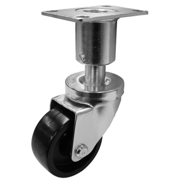 75mm Nylon Wheel Adjustable Height Castor(S75) Richmond Wheel & Castor Co