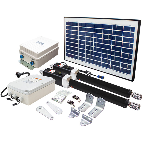 DC/Solar DIY Double Swing Gate Automation kit (GTR062) Richmond Wheel