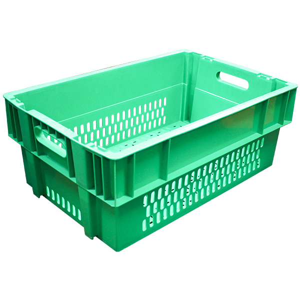 27L Vented Stack & Nest Crate Green (SNR012GREEN) Richmond Wheel