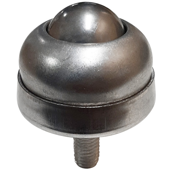 304 Stainless Steel Threaded Ball Transfer 24.5mm Roller Diameter