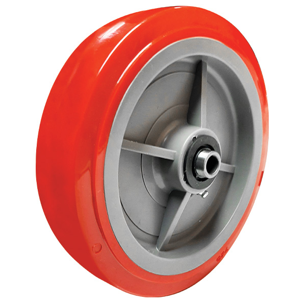 200mm Polyurethane Tyred Nylon Centred Wheel to Suit Scaffold Castors