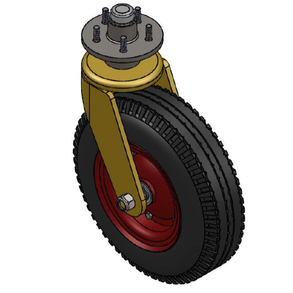 Agricultural Castor with Pneumatic Wheel (S1671) Richmond Wheel