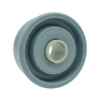 Conveyor Bearing: M12 Bore, ZZ 304 Stainless Steel Bearing - Suits PVC Tube 50 x 2.5mm Wall Thickness (BRG027)