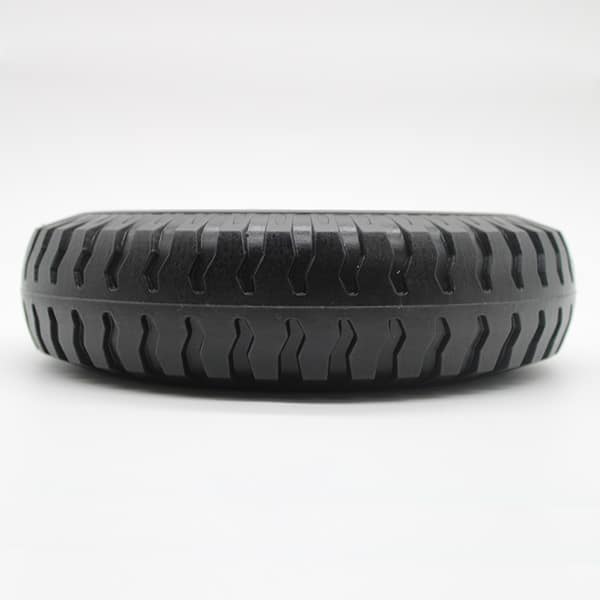 Side view of tread of a 215mm Puncture Proof Wheel with a 5/8 inch Axle Diameter