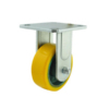 100mm Polyurethane Tyred Cast Iron Centred Wheel 330kg Capacity Castor (R4449)