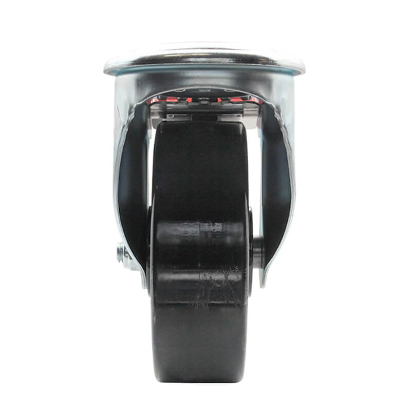 100mm Nylon Wheel, 200kg Capacity, Bolt Hole Swivel Brake Castor (S4222B) - Image 6
