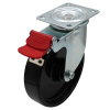 200mm Nylon Wheel, 300kg Capacity Swivel Brake Castor (S8032B)