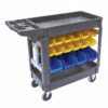 250kg 2 Shelf Warehouse Order Picker Trolley 1185x650x855mm (SPR006)