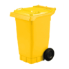 80L Capacity Yellow Wheelie Bin (WGR004)