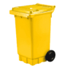 140L Capacity Yellow Wheelie Bin (WGR023)