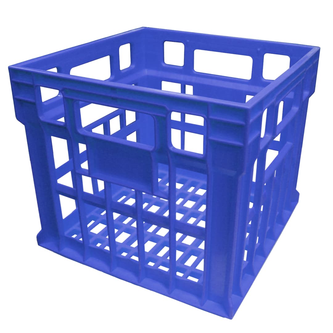 Milk Crate Blue (MCR013RWCBLU) Richmond Rolling Solutions