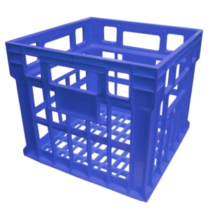 Blue Milk Crate