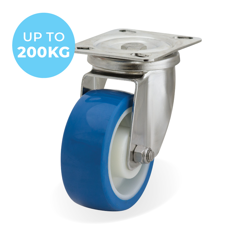 Stainless Steel Excel Plate Castors