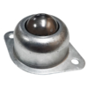 Mild Steel Double Flange Mount Ball Transfer 25.4mm Roller Diameter (BTR125MS)