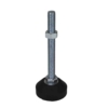 150mm X M16 Levelling Feet  Rubber Fixed Leveling Foot (LVR123)