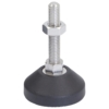 50mm X M10 Fixed Mild Steel Levelling Feet  (LVR501050F)