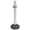 60mm X M16 Fixed Mild Steel Levelling Feet  (LVR6016150F)