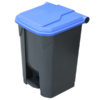 50L Pedal Bin - Blue Lid (PBS050BLU)