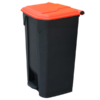 100L Pedal Bin - Red Lid (PBS100RED)