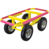 400kg Piano Dollie 8" Pneumatic Wheel (PDR011)