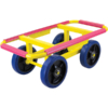 500 kg Piano Dollie 8" Rubber Wheel (PDR013)