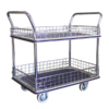 Double Deck 910x610mm Caged Platform Trolley (PFR021)