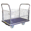Single Deck 1170x790mm Caged Platform Trolley (PFR022)