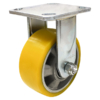 125mm Crowned Polyurethane Tyred Aluminium Centred Wheel 400kg Capacity Rigid Castor (R5275)