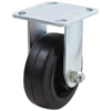 125mm Rubber Wheel 180kg Capacity Castor (R5503)