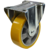 150mm Crowned Polyurethane Tyred Aluminium Centred Wheel, 300kg Capacity Rigid Castor (R6025)