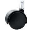 Pack of 2 Twin Wheel Friction Stem Castors (S53PK2)
