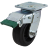 125mm Rubber Wheel 180kg Capacity Castor (S5502D)