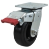 125mm Rubber Wheel 180kg Capacity Castor (S5502SLB)