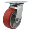 125mm Polyurethane Tyred Cast Iron Centred Wheel 250kg Capacity Castor (S5530)
