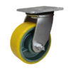 125mm Polyurethane Tyred Cast Iron Centred Wheel 500kg Capacity Castor (S5540)