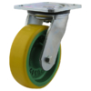 125mm Polyurethane Tyred Cast Iron Centred Wheel 330kg Capacity Castor (S5548)