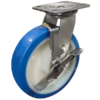 200mm Reb Poly Wheel 300kg Capacity Castor (S8382WB)