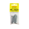 M8 x 40mm High Tensile Hex Set Screw - 4 Pack (SETM840HPK)