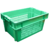 52L Vented Stack & Nest Crate Green (SNR013GREEN)