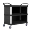 3 Tier 895x505 Service Trolley with Cabinet (STR325)