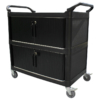 3 Tier 895x505mm Service Trolley with Sliding Doors (STR327)