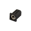 19mm Square M8 Threaded Tube End Mild Steel (TIR19SQM08)