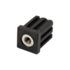 32mm Square M10 Threaded Tube End Mild Steel (TIR32SQM10)