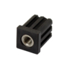32mm Square M12 Threaded Tube End Stainless Steel (TIR32SQM12SS)