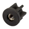 51mm Round M16 Threaded Tube End Mild Steel (TIR51R0M16)