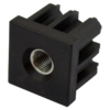 51mm Square M16 Threaded Tube End Mild Steel (TIR51SQM16)